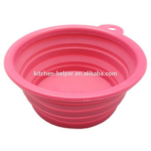 Grado de alimentación a la moda respetuoso del medio ambiente impermeable pet bowl cuenco de silicona gato / colapso Pet Dog Cat Bowl